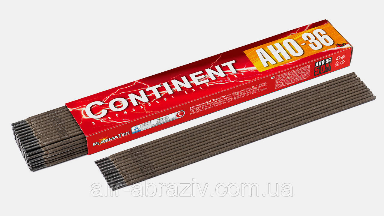 Електроди АНО-36 TM Continent д. 3 мм 2.5 кг