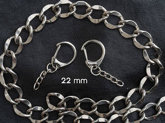 Карабін з ланцюжком. 22мм