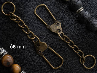 Карабін з ланцюжком. 65мм