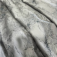 Готовий комплект Турецьких оксамитових штор блекаут на тасьмі із підхватами Розмір 150на280см Колір сірий