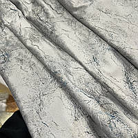 Готовий комплект Турецьких оксамитових штор блекаут на тасьмі із підхватами Розмір 200на280см Колір сірий