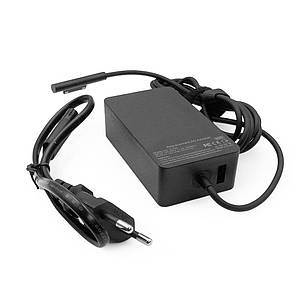 Блок живлення для ноутбуків Microsoft Surface (A1706) 15v 4A (65W) + USB (5v 2.4A)  з кабелем живлення