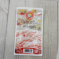 Нарізка Pancetta arrotolata- рулет з бекону 100 г Італія
