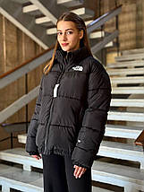 Чоловіча зимова куртка на пуху чорна The North Face 700 / пуховик чорного кольору, фото 3