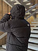 Чоловіча зимова куртка на пуху чорна The North Face 700 / пуховик чорного кольору, фото 7