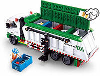 Конструктор M38-B0780 сміттєвоз розмір 23,7 см, фігурки, 432 деталі, в коробці, 42,5-33-7см, фото 2