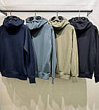 Чоловіча кофта на змійці CP Company CK7032 біла L, XXL, фото 3