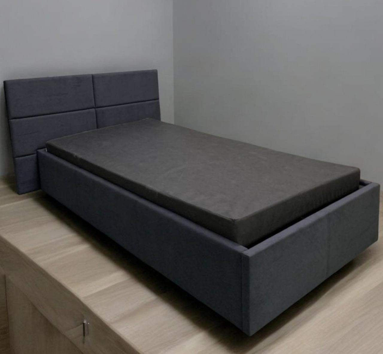 Дитяче та підліткове ліжко "Краш" з м'яким узголів'ям (90х200)