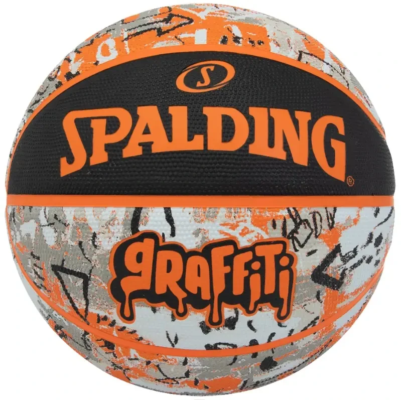 М'яч баскетбольний гумовий Spalding Graffiti Ball 84376Z, розмір №7, фото 1