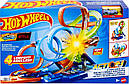 Автотрек Гот Вілс Божевільні віражі та петлі Hot Wheels 4 Loopings Crash Out HXR70, фото 9