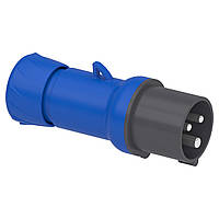 Кабельна вилка Mureva, пряма, 16A, 2P+E, 200-250 В AC, IP44 PKE16M423