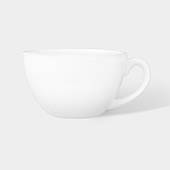 Чашка МВМ MY HOME 260 мл  "ЖЕМЧУЖИНА" фарфор Белый (KP-102 WHITE)