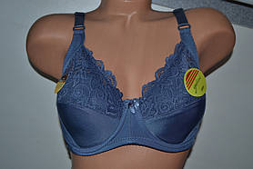 Бюстгальтер Yalisi 8124 без поролона чашка F Синій