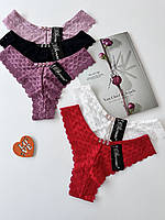 Т6601 Вишукані мереживні трусики люкс якості