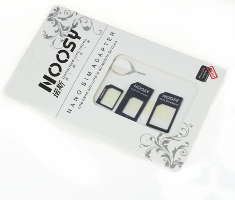 Nano, Micro Sim адаптер 4в1, перехідник Iphone 4 5