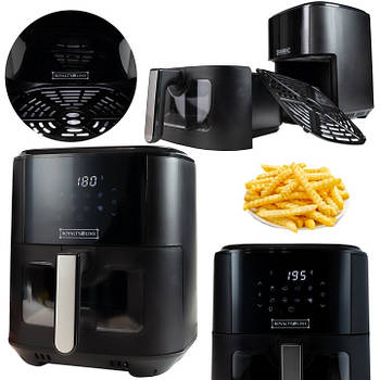 Аерофритюрка Royalty Line RL AF-5408 - 1500 Вт, 6,5 л, сенсорне управління, 8 програм