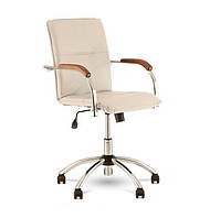 Офісне крісло Samba gtp CHR10 дерево 1.031 eco-07 бежева (Новий Стиль ТМ)