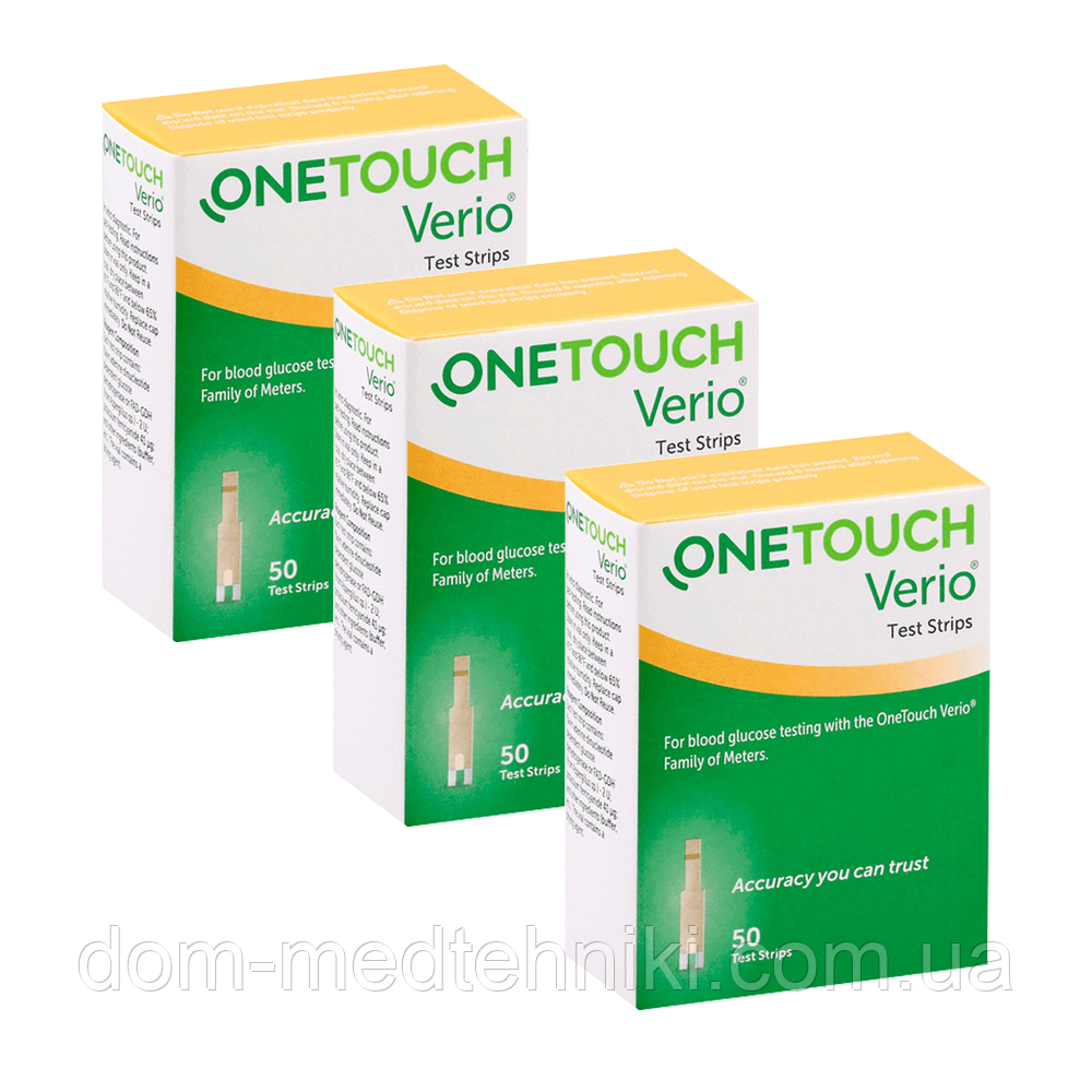 Тест-смужки OneTouch Verio / Ван Тач Веріо, 150 шт.
