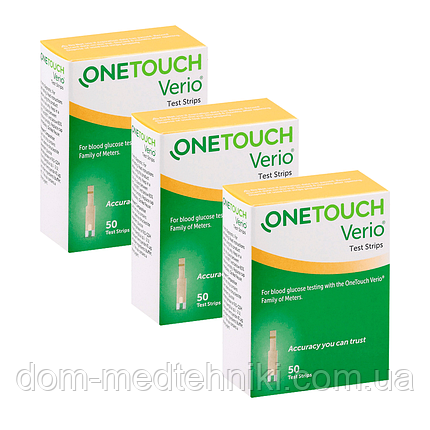 Тест-смужки OneTouch Verio / Ван Тач Веріо, 150 шт., фото 1