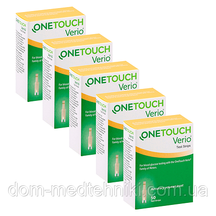 Тест-смужки OneTouch Verio / Ван Тач Веріо, 250 шт., фото 1