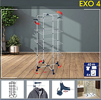 Розкладна Сушарка для білизни підлогова домашня Casa Si Exo 4 White (CS92166E04IT) Австрія, фото 7