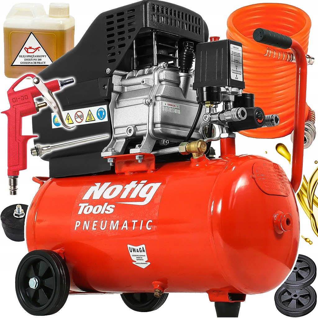 Оливний компресор  Notig Tools N3420 24L 8bar