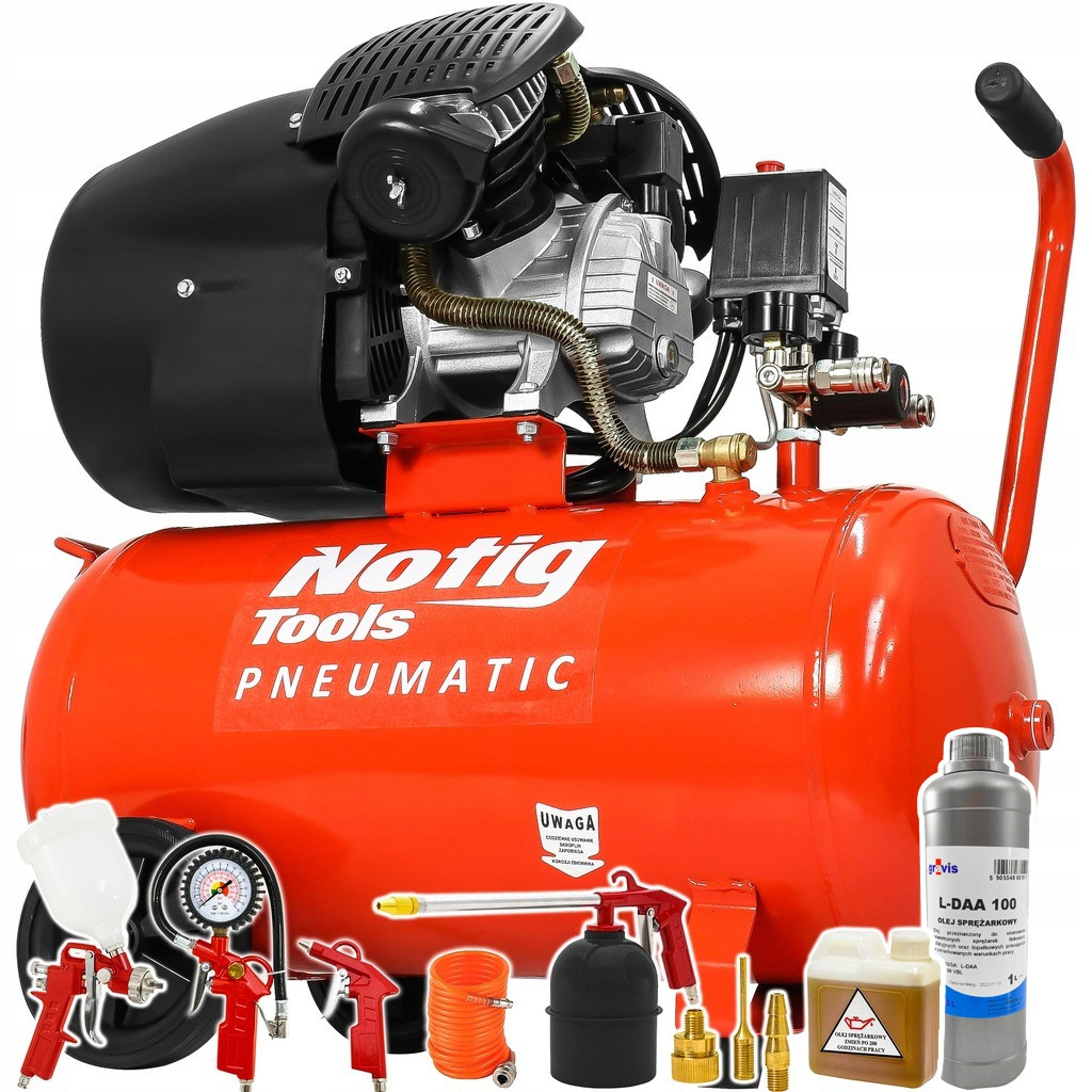 Оливний компресор Notig Tools N3422 50L 8bar