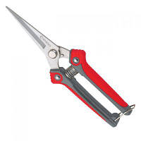 Секатор для винограду 200 мм, INOX, двокомпонентна рукоятка INTERTOOL FT-1015