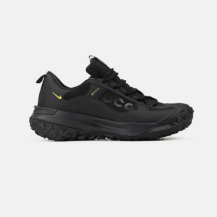 Зимові Чоловічі Кросівки Nike ACG Mountain Fly 2 Gore-Tex Low / Найк АСГ Маунтін Флай 2 Гор Текс Низькі Чорні, фото 1
