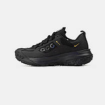 Зимові Чоловічі Кросівки Nike ACG Mountain Fly 2 Gore-Tex Low / Найк АСГ Маунтін Флай 2 Гор Текс Низькі Чорні, фото 2