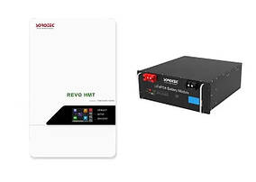 Комплект резервного живлення Sorotec REVO HMT 11kW/48V Wi-Fi з АКБ LiFePO4 51.2V/100Ah 5120Wh