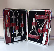 Манікюрний набір KDS Чехія #04-7114 Frame у футлярі 7 предметів