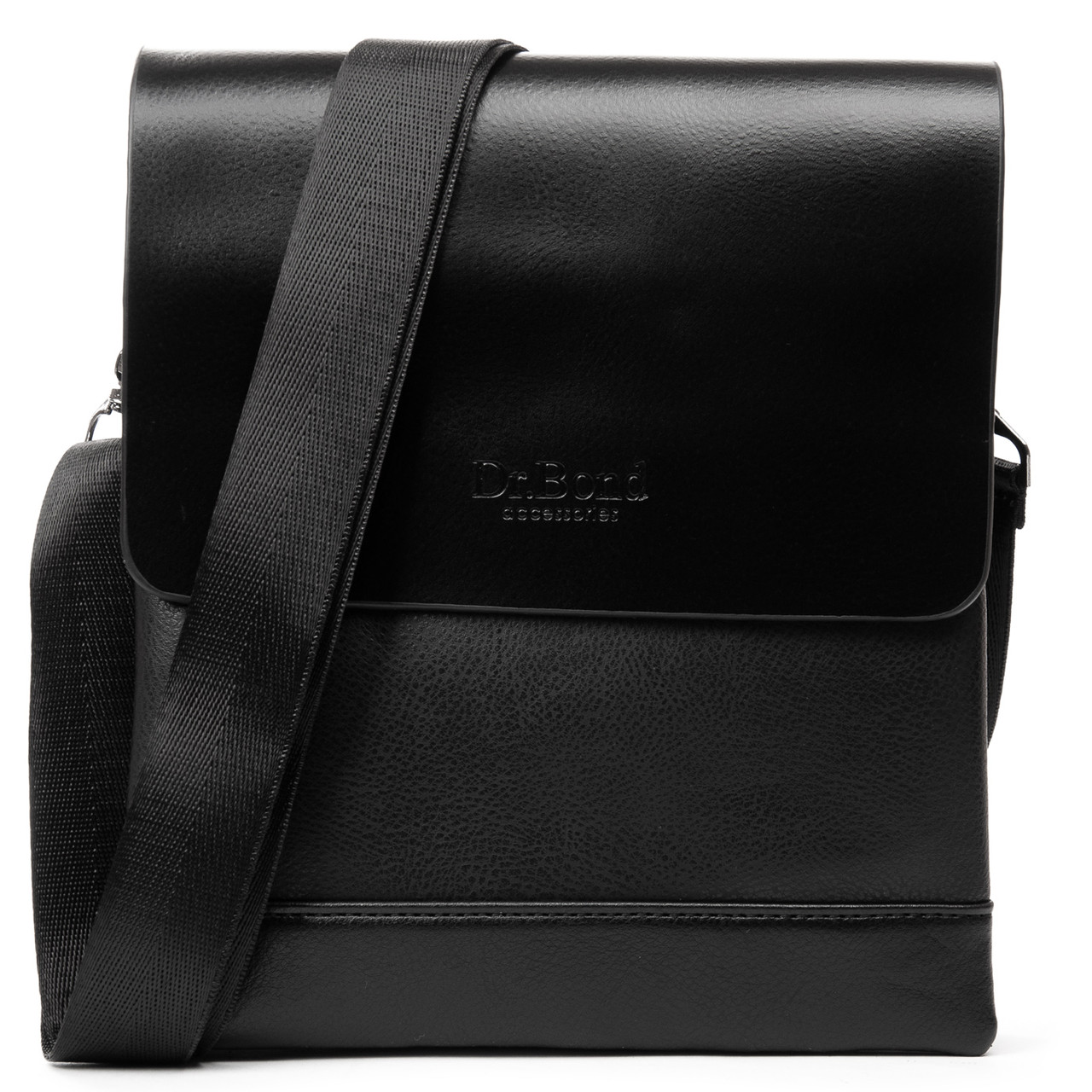 Сумка Чоловіча Планшет-шкіра DR. BOND 221-1 black.Музькі сумки-планшети гуртом і в роздріб в Україні