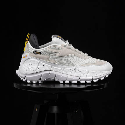 Зимові Чоловічі Кросівки Reebok Zig Kinetica 2.5 Edge Cordura White / Рибок Зіг Кінетика 2.5 Едж Кордура Білі, фото 1