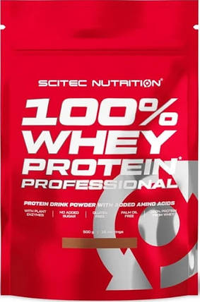 Сиворотковий протеїн Scitec Nutrition 100% Whey Protein Professional 1кг шоколад-фундук, фото 1