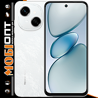 Смартфон Tecno Spark Go1 (KL4) 4/128Gb Glittery White (4894947036194) UA UCRF