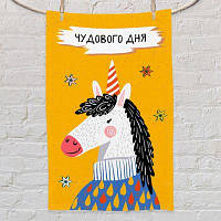 Рушник маленький 50х80 см з принтом