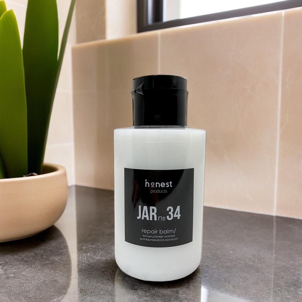 Кондиціонер-маска JAR №34 для зміцнення, живлення пошкодженого волосся, засоби догляду за волоссям 100 мл, фото 1