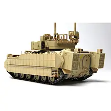 11/35 M2A3 Bradley with BUSK III американська БМП, збірна модель з інтер'єром 1/35 MENG SS-004., фото 3