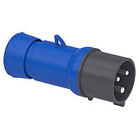 Кабельна вилка Mureva, пряма, 32A, 2P+E, 200-250 В AC, IP44 PKE32M423