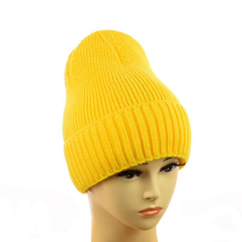 Зимова молодіжна шапка-біні "Софі" жовтий