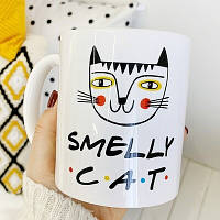 Чашка з принтом Smelly cat