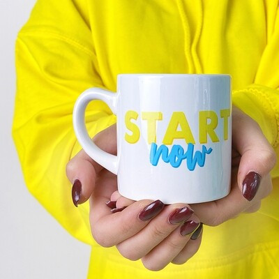 Чашка маленька Start now