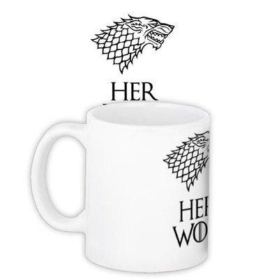 Чашка з принтом Her wolf