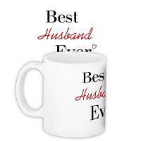 Чашка з принтом Best husband ever
