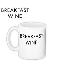 Чашка з принтом Breakfast wine