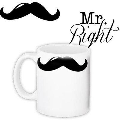 Чашка з принтом Mr. Right