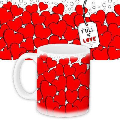 Чашка з принтом Full of love