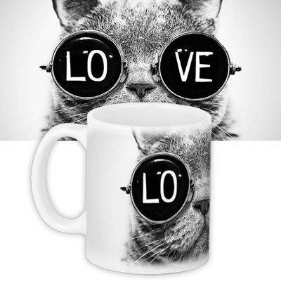 Чашка з принтом Love