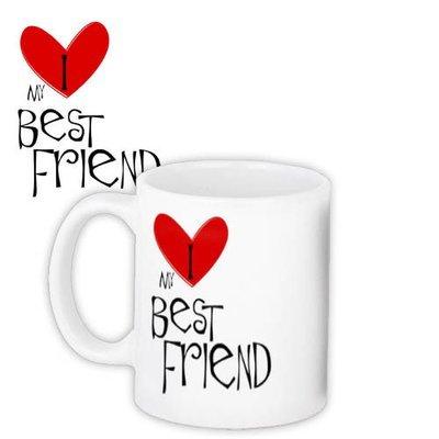 Чашка з принтом My best friend